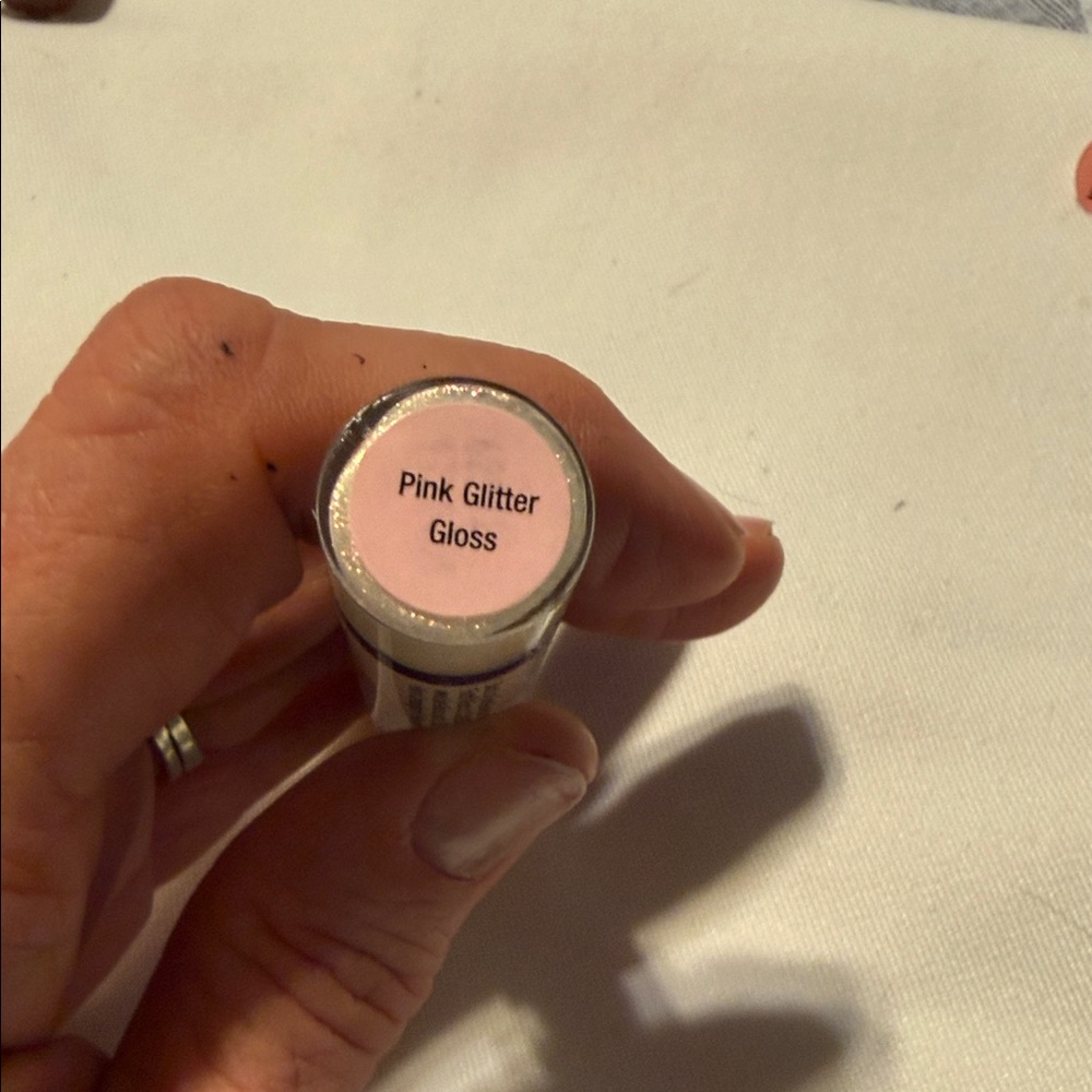 Pink Glitter Gloss